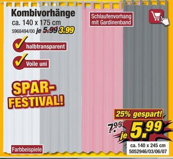 Poco Kombivorhänge Angebot