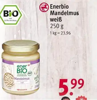 Rossmann Enerbio mandelmus Angebot