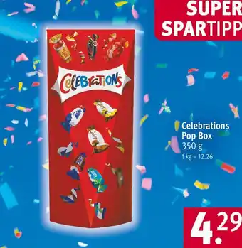 Rossmann Celebrations pop box Angebot