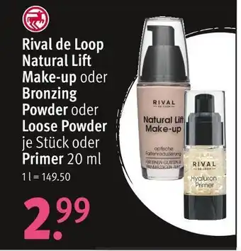 Rossmann Rival de loop make-up zubehör Angebot