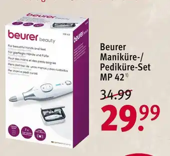 Rossmann Beurer maniküre-/ pediküre-set mp 42 Angebot