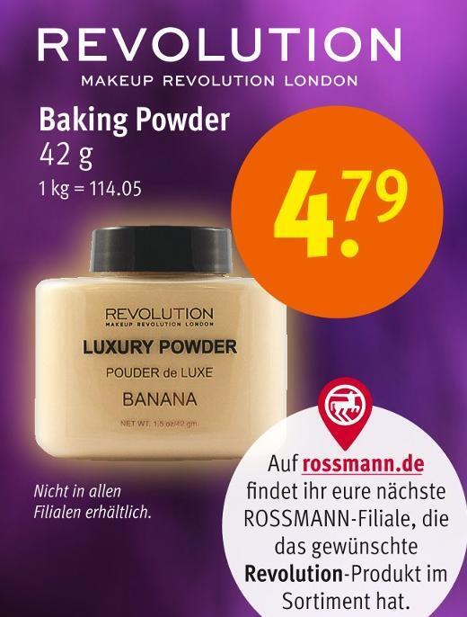 Makeup revolution baking powder Angebot bei Rossmann
