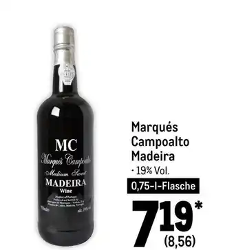 METRO Marqués campoalto madeira rotwein Angebot