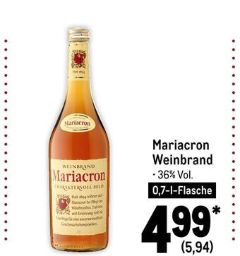 METRO Mariacron weinbrand Angebot