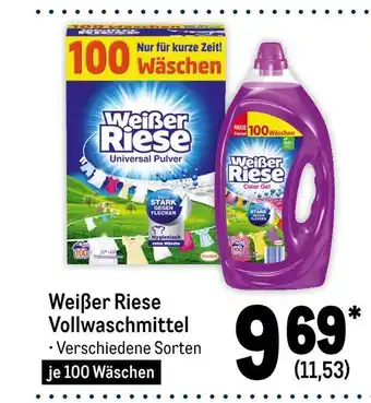 METRO Weißer riese vollwaschmittel Angebot