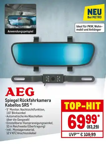 METRO Aeg spiegel rückfahrkamera kabellos sr5 Angebot