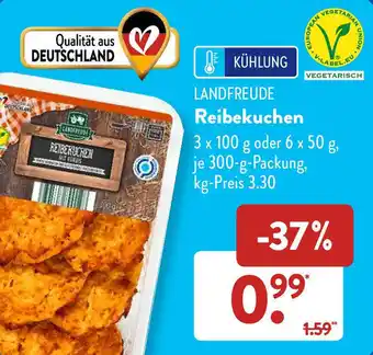 Aldi Süd Landfreude Reibekuchen 300 g Packung Angebot