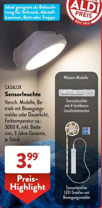 Aldi Süd Casalux Sensorleuchte Angebot