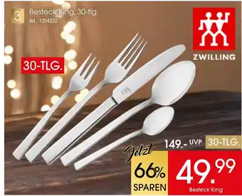 Zurbrüggen Zwilling besteck king Angebot