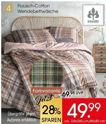 Zurbrüggen Irisette flausch-cotton wendebettwäsche Angebot