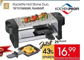 Zurbrüggen Küchenprofi raclette hot stone duo Angebot