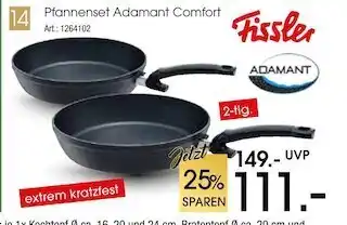Zurbrüggen Fissler pfannenset adamant comfort Angebot