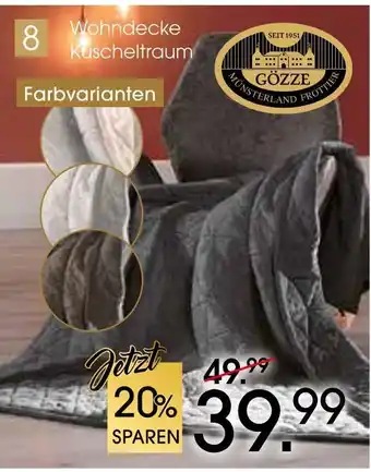 Zurbrüggen Wohndecke kuscheltraum Angebot