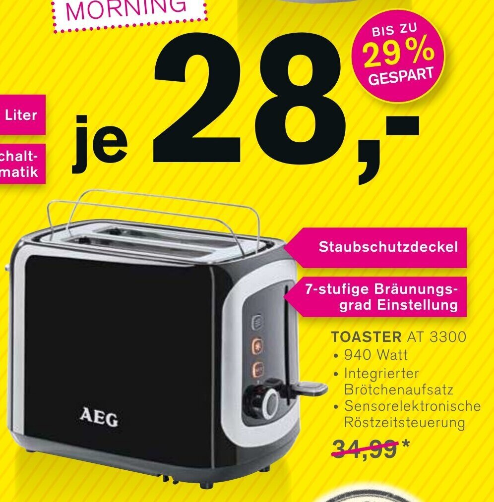 AEG Toaster AT 3300 Angebot bei KODi