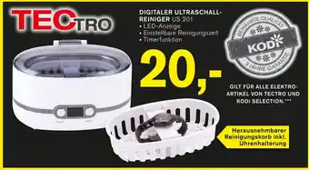 KODi TECTRO Digitaler Ultraschallreiniger US 201 Angebot