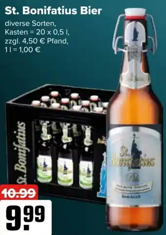 Logo Getränkemarkt St. Bonifatius Bier 20x0,5 L Angebot