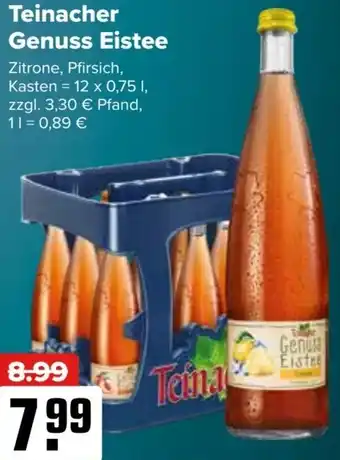 Logo Getränkemarkt Teinacher Genuss Eistee 12x0,75 L Angebot