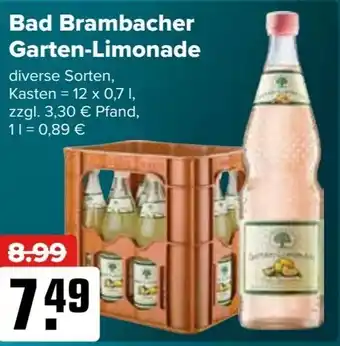 Logo Getränkemarkt Bad Brambacher Garten Limonade 12x0,7 L Angebot