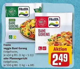 REWE Frosta veggie bami goreng oder pfannengericht Angebot