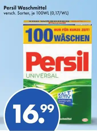 Trink und Spare Persil Waschmittel 100 WL Angebot