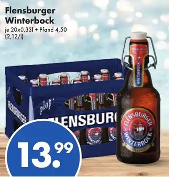 Trink und Spare Flensburger Winterbock 20x0,33L Angebot