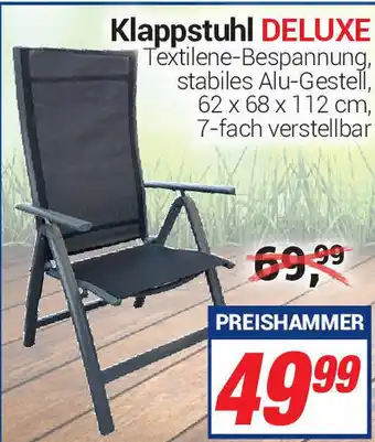 CENTERSHOP Klappstuhl Deluxe Angebot