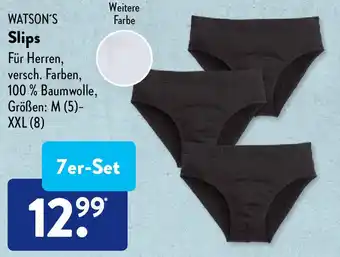 Aldi Süd Watson's Slips Angebot