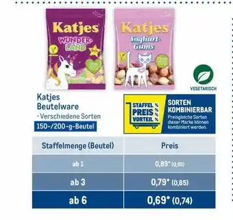 METRO Katjes beutelware Angebot