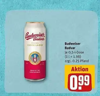 REWE Budweiser budvar Angebot