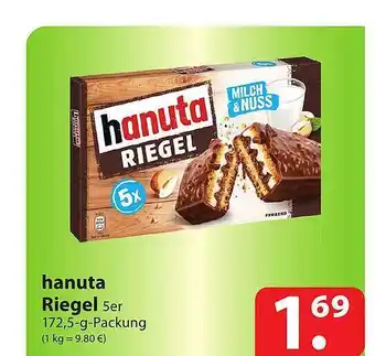 Famila Nord Ost Hanuta riegel Angebot