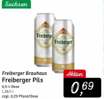 KONSUM Freiberger Brauhaus Freiberger Pils 0,5 L Dose Angebot