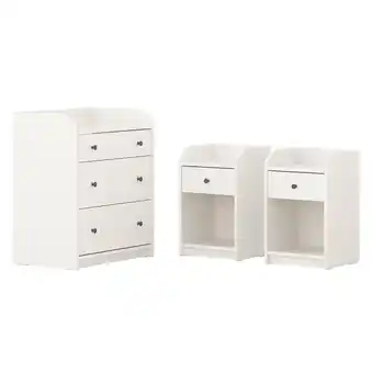 IKEA Hauga schlafzimmermöbel 3er-set weiß Angebot