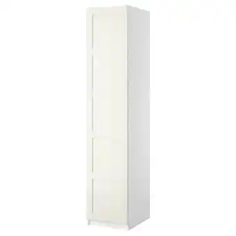 IKEA Pax kleiderschrank mit tür weiß/bergsbo weiß 50x60x236 cm Angebot