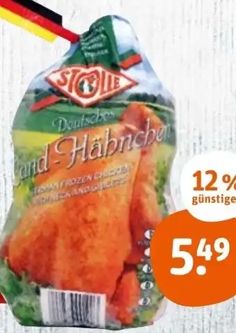 tegut Stolle Deutsches Land Hähnchen 1400 g Angebot