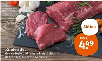 tegut Rinderfilet 100 g Angebot