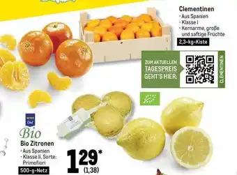 METRO Clementinen, bio zitronen Angebot