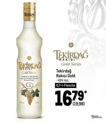 METRO Tekirdağ rakisi gold Angebot