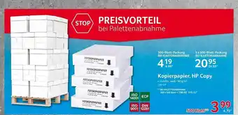 Selgros Kopierpapier, hp copy Angebot