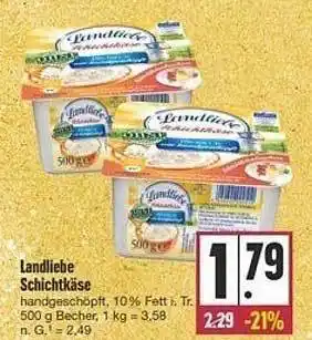 E-Center Landliebe schichtkäse Angebot