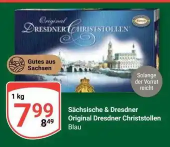 Globus Sächsiche & dresdner original dresdner christstollen Angebot