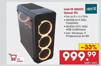 Netto Marken-Discount Intel l5-12400 gamer pc Angebot