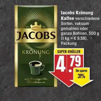 Scheck-in-Center Jacobs krönung kaffee Angebot