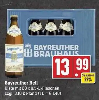 Scheck-in-Center Bayreuther hell Angebot