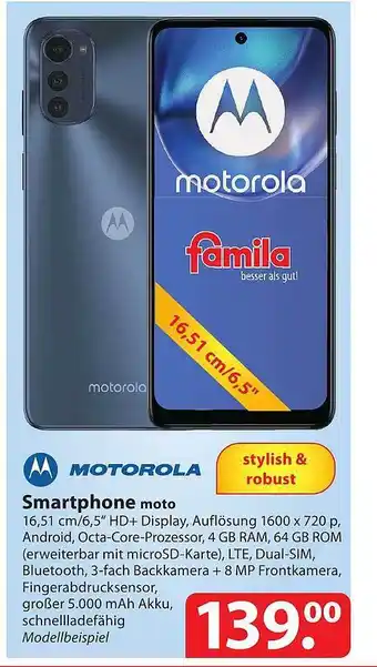 Famila Nord Ost Motorola smartphone moto Angebot