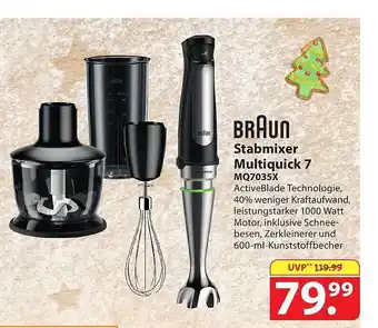 Famila Nord Ost Braun stabmixer multiquick 7 mq7035x Angebot