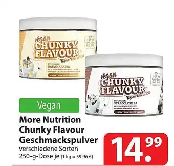 Famila Nord Ost More nutrition chunky flavour geschmackspulver Angebot