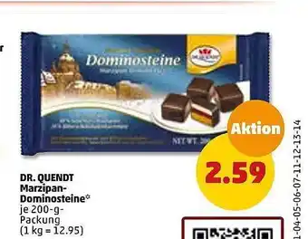 PENNY Dr. quendt marzipan-dominosteine Angebot