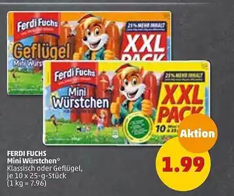 PENNY Ferdi fuchs mini würstchen Angebot