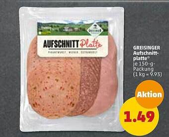 PENNY Greisinger aufschnittplatte Angebot
