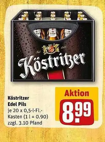 REWE Köstritzer edel pils Angebot